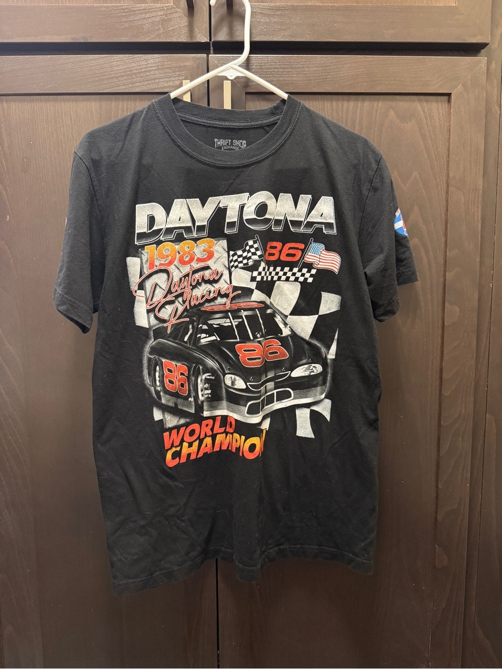Daytona World Champion 1983 Graphic Tee - Black